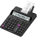Casio HR-200RCE Printing Desktop Calculator Euro Conversion Tax Calculation Battery Power 12 Digit LC Display 2.0 Lines/sec (Black) - ONE CLICK SUPPLIES