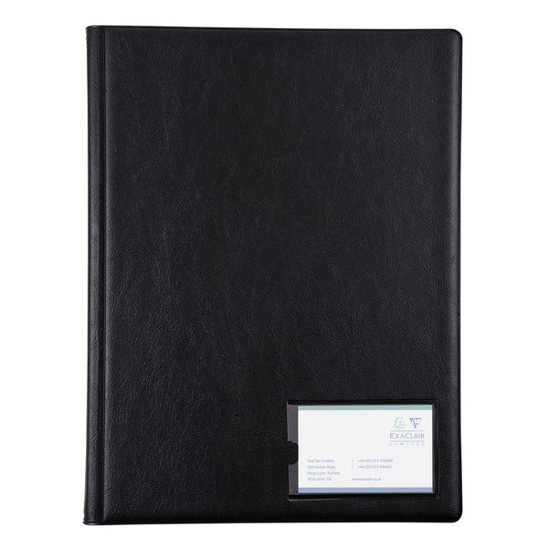 Guildhall A4 Display Book 12 Pocket Black - CDB12Z - ONE CLICK SUPPLIES