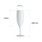 Belgravia White Reusable Plastic Champagne Flutes Pack 6’s (3306) - ONE CLICK SUPPLIES