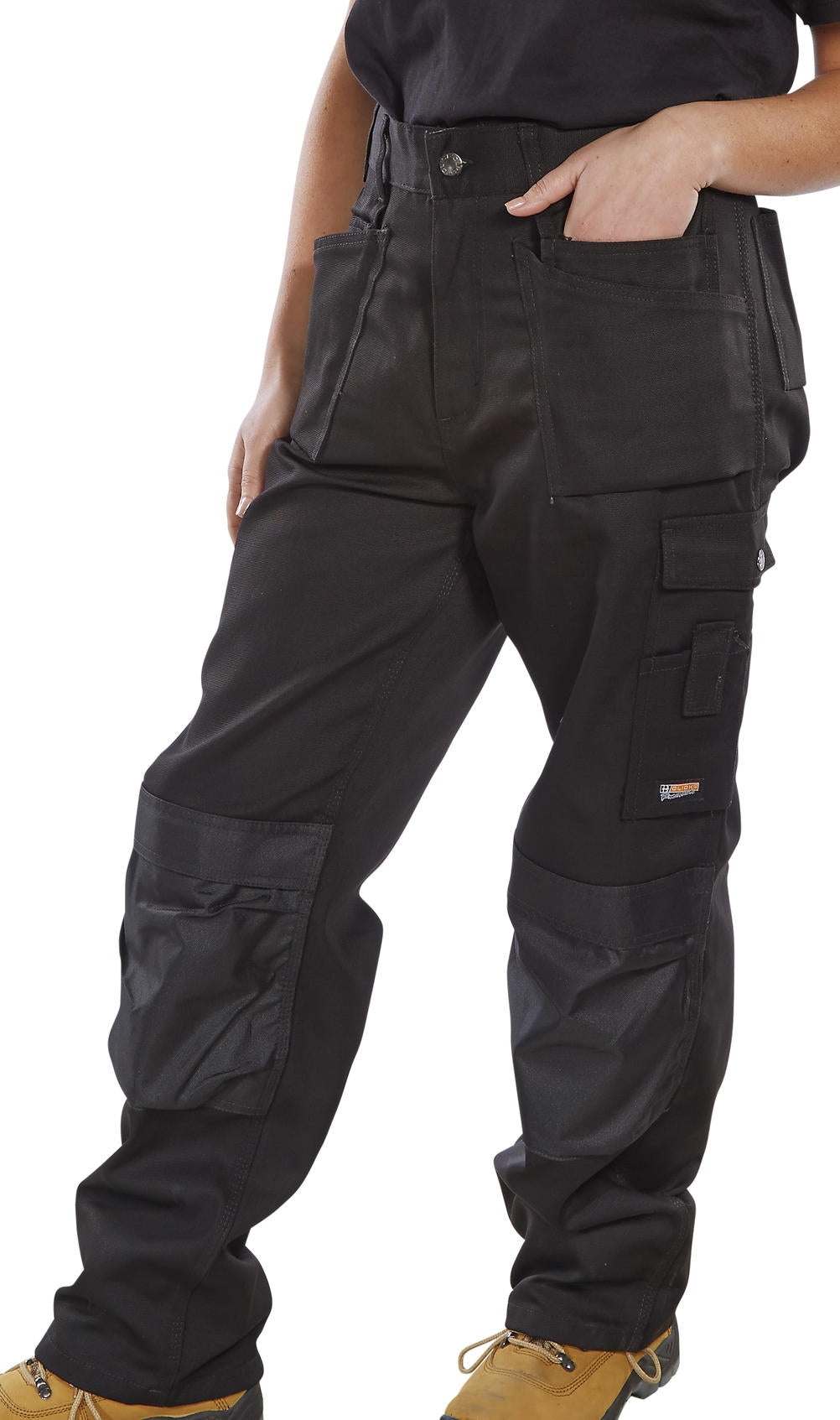 Beeswift Workwear Premium Black Cargo Trousers {All Sizes} - ONE CLICK SUPPLIES