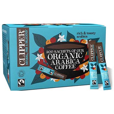 Clipper Organic & Fairtrade Instant Coffee 200 Sticks - ONE CLICK SUPPLIES