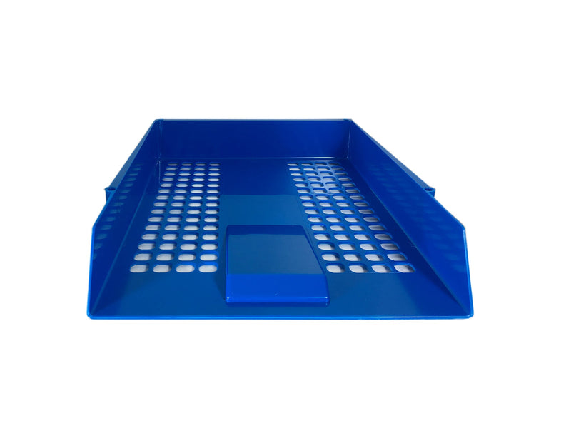 ValueX Deflecto Letter Tray A4/Foolscap Portrait Blue - CP043YTBLU - ONE CLICK SUPPLIES