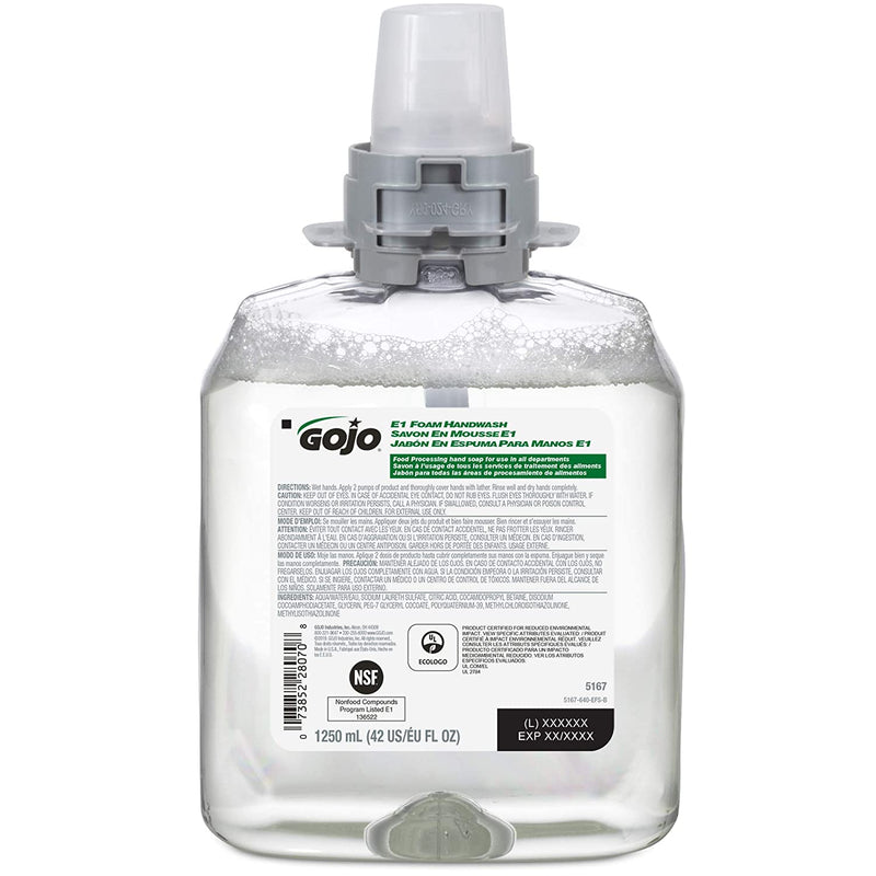 Gojo FMX Mild Foam Hand Soap 5167, 1250ml - ONE CLICK SUPPLIES