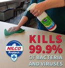 Nilco Antibacterial Cleaner And Sanitiser Multi-Surface Spray - 1L - ONE CLICK SUPPLIES