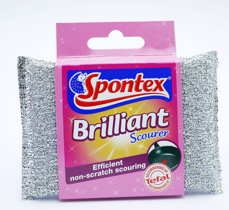 Spontex Brilliant Non Scratch Scourer - ONE CLICK SUPPLIES