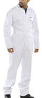 White Pre-Shrunk Boiler Suit  {All Sizes} - ONE CLICK SUPPLIES