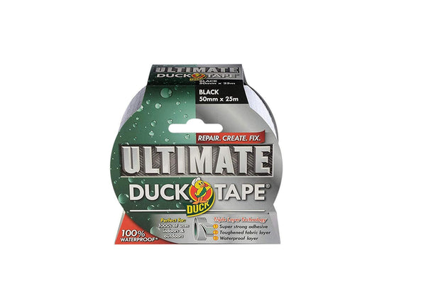 Ultimate Black Duck Tape 50mmx25m - ONE CLICK SUPPLIES