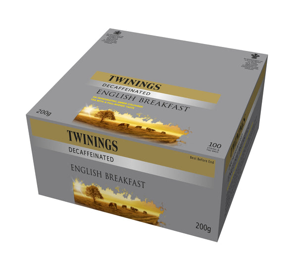 Twinings English Breakfast Decaf String & Tagged 100's - ONE CLICK SUPPLIES