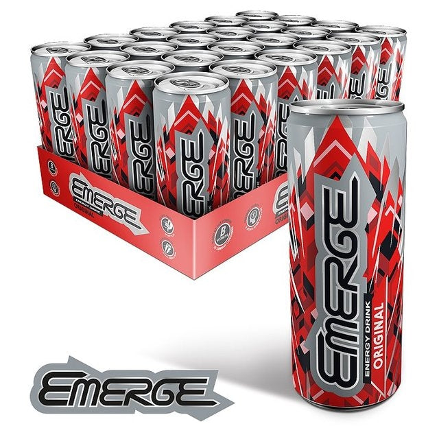 Emerge Regular Energy Drink Multipack 24 x 250ml - ONE CLICK SUPPLIES