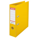 Esselte No.1 Lever Arch File Polypropylene A4 75mm Spine Width Yellow (Pack 10) 811310 - ONE CLICK SUPPLIES