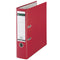 Leitz 180 Lever Arch File Polypropylene A4 80mm Spine Width Red (Pack 10) 10101025 - ONE CLICK SUPPLIES