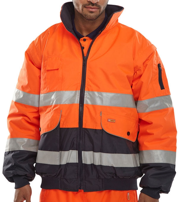 Beeswift Europa Orange Bomber Jacket {All Sizes} - ONE CLICK SUPPLIES