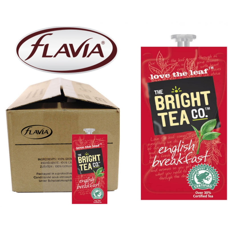 Flavia The Bright Tea Co English Breakfast x 140 Sachets - ONE CLICK SUPPLIES