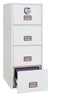 Phoenix Vertical Fire File 4 Drawer Filing Cabinet Electronic Lock White FS2254E - ONE CLICK SUPPLIES