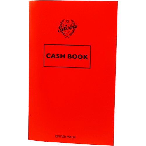 Silvine Cash Book 159x99mm 72 Pages Red (Pack 24) - 042C - ONE CLICK SUPPLIES
