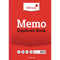 Silvine A4 Duplicate Memo Book Carbon Ruled 1-100 Taped Cloth Binding 100 Sets (Pack 6) - 614 - ONE CLICK SUPPLIES