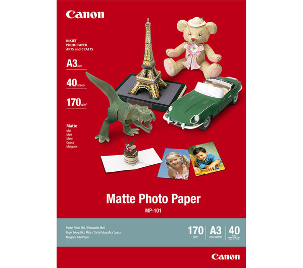 Canon MP-101 A3 Photo Paper 40 Sheets - 7981A008 - ONE CLICK SUPPLIES