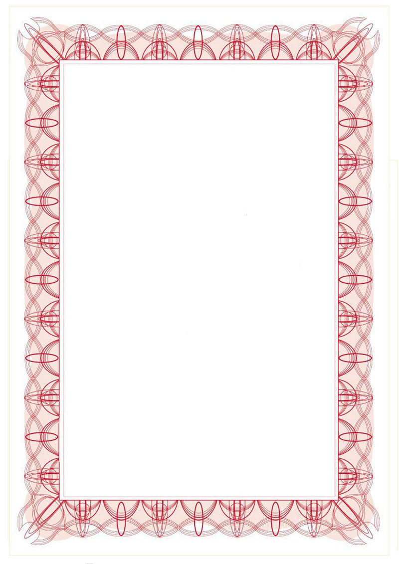 Computer Craft Certificate Paper with Foil Seals A4 90gsm Reflex Red (Pack 30) - CCC2010 - ONE CLICK SUPPLIES
