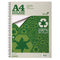 Silvine A4 Wirebound Card Cover Notebook Recycled 104 Pages Green (Pack 12) - TWRE80 - ONE CLICK SUPPLIES