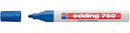 edding 750 Paint Marker Bullet Tip 2-4mm Line Blue (Pack 10) - 4-750003 - ONE CLICK SUPPLIES