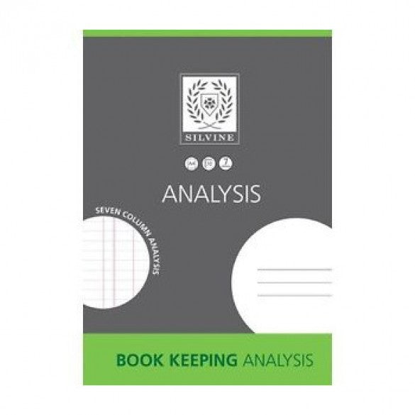 Silvine A4 Book Keeping Analysis Pad 7 Cash Columns 32 Pages (Pack 6) - SJA4A - ONE CLICK SUPPLIES