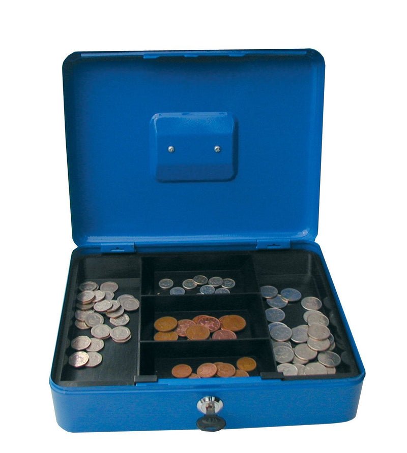 Cathedral Cash Box 12 Inch Blue CBBL12 - ONE CLICK SUPPLIES