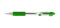 Zebra Z-Grip Retractable Ballpoint 1.0mm Tip Green (Pack 12) - 22240 - ONE CLICK SUPPLIES