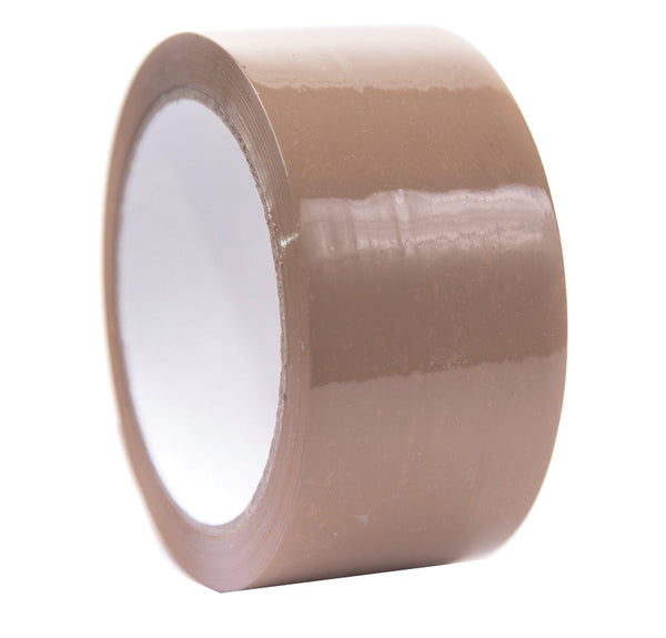 ValueX Low Noise Packaging Tape 48mmx66m Brown (Pack 6) - 001-0081 - ONE CLICK SUPPLIES