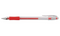 ValueX Gel Stick Pen Rubber Grip Rollerball Pen 0.5mm Line Red (Pack 10) - K2-02 - ONE CLICK SUPPLIES