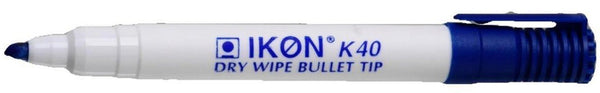 ValueX Whiteboard Marker Bullet Tip 2mm Line Blue (Pack 10) - K40-03 - ONE CLICK SUPPLIES