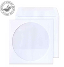 ValueX CD/DVD Envelope 125x125mm Window White (Pack 50) - 4210TUC/50 - ONE CLICK SUPPLIES