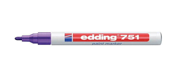 edding 751 Paint Marker Bullet Tip 1-2mm Line Blue (Pack 10) - 4-751003 - ONE CLICK SUPPLIES