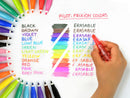 Pilot FriXion Colours Felt Tip Colouring Pens Assorted Colours (Pack 12) - 220300120 - ONE CLICK SUPPLIES