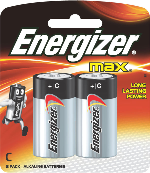 Energizer Max C Alkaline Batteries (Pack 2) - E300837800 - ONE CLICK SUPPLIES
