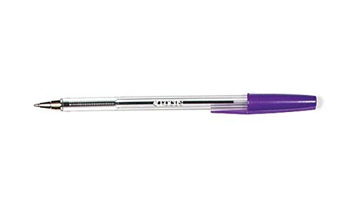 ValueX Ballpoint Pen 1.0mm Tip 0.7mm Line Violet (Pack 50) - 864017 - ONE CLICK SUPPLIES