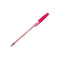 ValueX Ballpoint Pen 1.0mm Tip 0.7mm Line Pink (Pack 50) - 864008 - ONE CLICK SUPPLIES