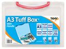 Tiger Tuff Box Polypropylene A3 Clear - 301361 - ONE CLICK SUPPLIES