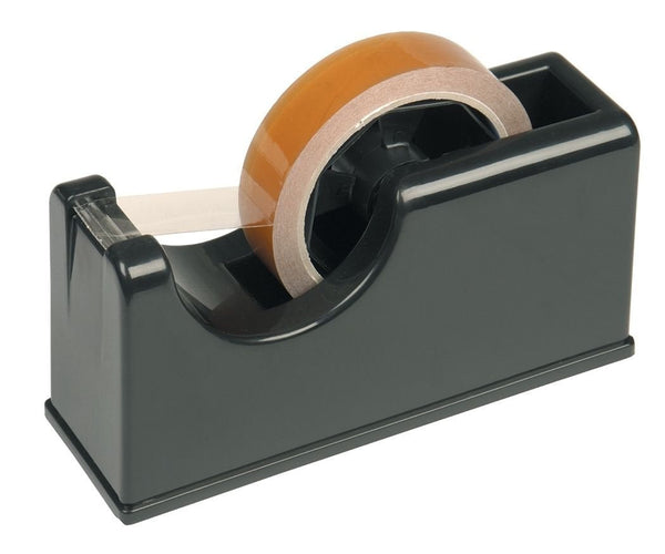 Pacplus Economy Desk Dispenser for 25mm Tapes Grey - PD326 - ONE CLICK SUPPLIES