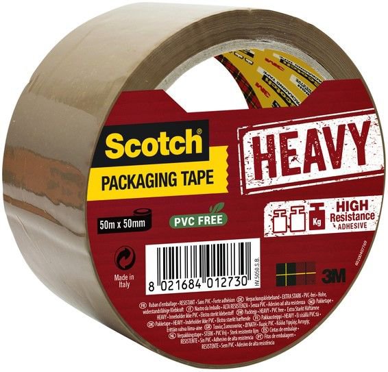 Scotch Packaging Tape Heavy Brown 50mm x 50m (Pack 1) 7100094742 - ONE CLICK SUPPLIES