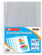 Tiger Multi Punched Pocket Polypropylene A4 45 Micron Top Opening Clear (Pack 100) - 300947 - ONE CLICK SUPPLIES