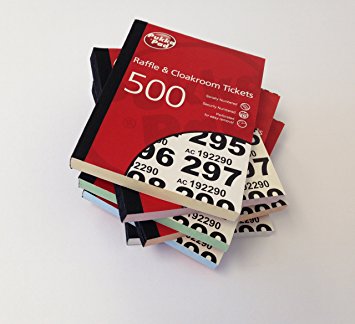 ValueX Cloakroom / Raffle Ticket Numbers 1-500 (Pack 6) RAF500 - ONE CLICK SUPPLIES