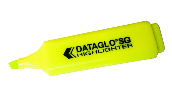 ValueX Flat Barrel Highlighter Pen Chisel Tip 1-5mm Line Yellow (Pack 10) - 791005 - ONE CLICK SUPPLIES
