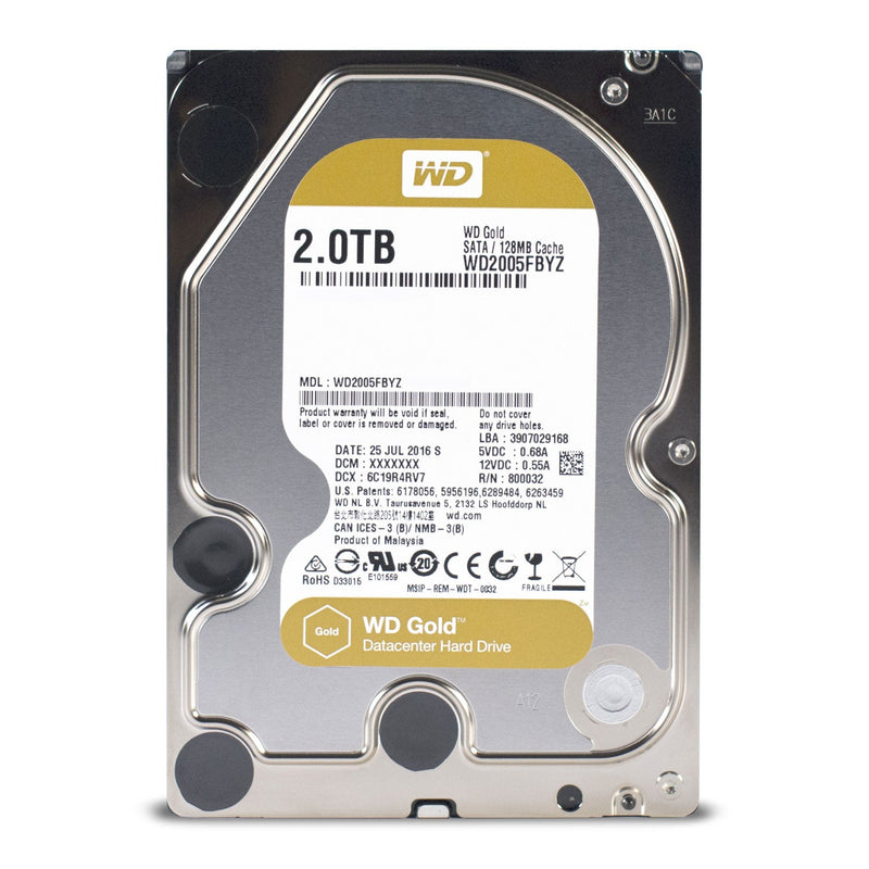 2TB Gold Datacenter SATA 3.5in Int HDD - ONE CLICK SUPPLIES