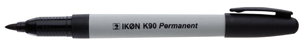 ValueX Permanent Marker Bullet Tip 0.8mm Line Black (Pack 10) - K90-01 - ONE CLICK SUPPLIES