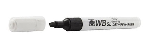 ValueX Whiteboard Marker Chisel Tip 2-5mm Line Black (Pack 10) - 872001 - ONE CLICK SUPPLIES
