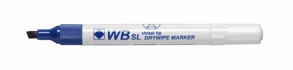 ValueX Whiteboard Marker Chisel Tip 2-5mm Line Blue (Pack 10) - 872003 - ONE CLICK SUPPLIES