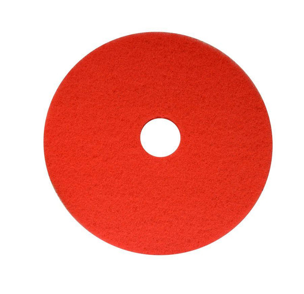 Maxima Polyester Floor Pads for Rotary Floor Polisher Red 17 Inch (Pack 5) 0701001 - ONE CLICK SUPPLIES