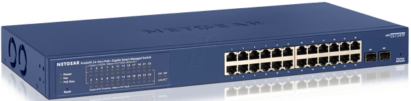 24 Port Gbit Ethernet Smart PoE Switch - ONE CLICK SUPPLIES