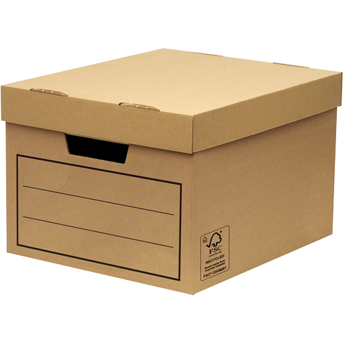 Fellowes General Storage and Archive Box Board Brown (Pack 10) 15403 - ONE CLICK SUPPLIES