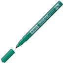 Pentel N50S Permanent Marker Fine Bullet Tip 0.5-1mm Line Green (Pack 12) - N50S-D - ONE CLICK SUPPLIES